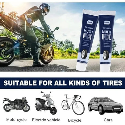 Universal Tire Repair Glue, Tire Sealant, Car Tire Repair Gel Tire Repair Gel Rubber Adhesive Not Corrosive Tire Scratches Cr