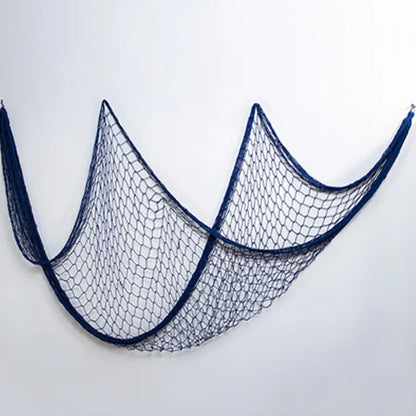 Fishing Net Wall Hangings Ornament Studio Prop Room Home Decoration Mediter Sea Stickers Marine Over The Garden Crafts Nautic