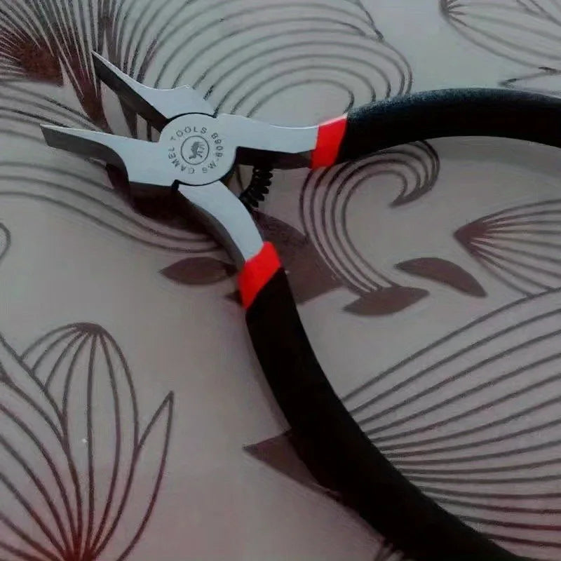 1pc Wide Flat Nose Pliers, Nylon Smooth Nose Pliers, Jewelry Making, Wire Bending, Bead Polishing, Hand Craft Repair Tools