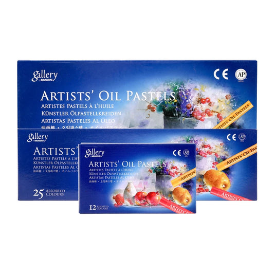 MUNGYO Artist Soft Oil Pastel Set Professional Painting Drawing Graffiti Art Crayons Washable Non Toxic Art Supply 12/25/50Co