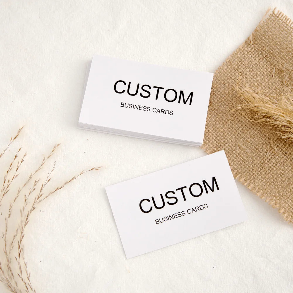 200pcs, Custom Business Cards/Cards, Desktop Business Cards, Thank You Cards, Matte Film