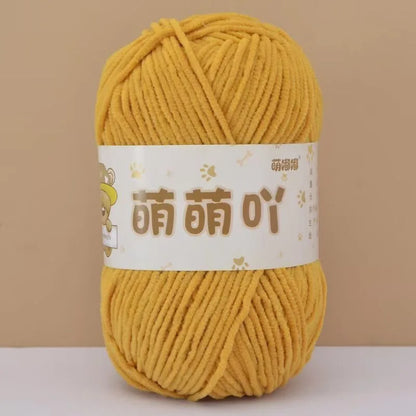 Fluffy Chenille Yarn for Crocheting doll thread Soft Bulky Velvet Yarn for Knitting Crochet Crafts Amigurumi Matte Chenille Y