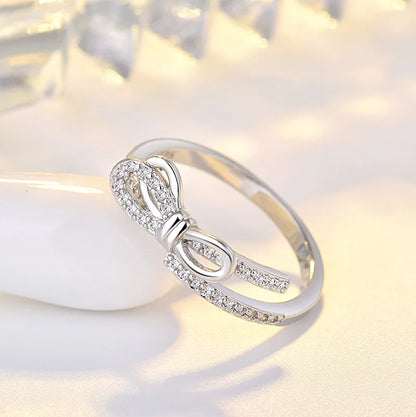 925 Sterling Silver Ring Sparkle Zircon Luxury for Women Rings Wedding Fine Jewelry Accessories Party Gift
