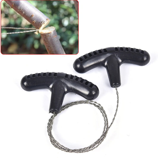 Manual Hand Steel Travel Tools Outdoor Camping Hiking Rope Chain Saw Practical Portable Emergency Survival Gear Steel Wire Ki