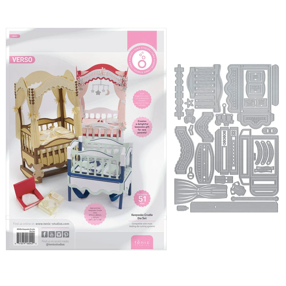 Halloween Gift Box Metal Cutting Dies Christmas North Pole Pals Die Cut Craft DIY Embossing Scrapbooking Supplies Template Mo