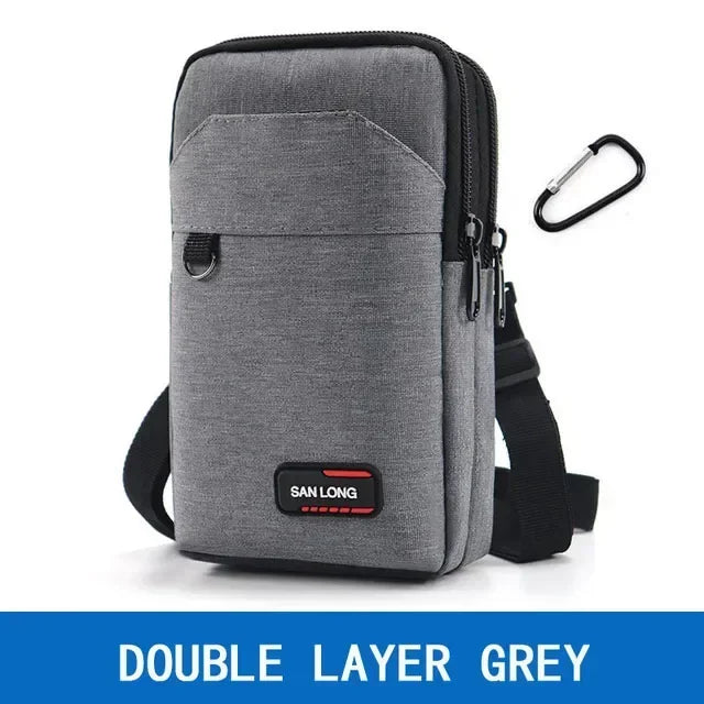 Waterproof Waist Bag Purse Single/double Layer Outdoor Waist Fanny Pack Men Phone Pouch Camping Hunting Tactical Bag with Bel