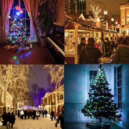 Christmas Lights 5M 10M 20M 30M 50M 100M Led String Fairy Light 8 Modes Christmas Lights For Patio Wedding Party Holiday Ligh