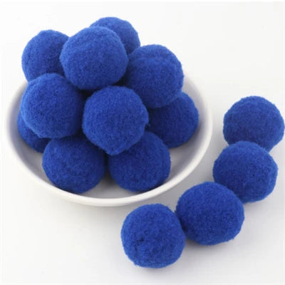 Soft Pompom Fluffy Pompones Plush Craft Pom Poms Ball Furball mini 8mm to 30mm Pompon Christmas Decoration Kids Toys crafts -