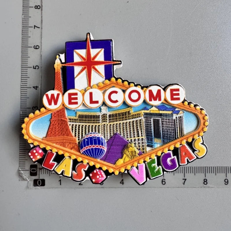 Tourist Souvenirs Fridge Magnets USA,refrigerator Decorations for Miami New York Hawaii Collection of Fridge Ornaments Sticke