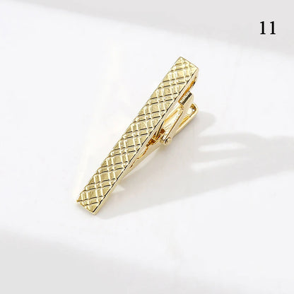 Tie Pin For Men Classic Tie Clips Copper Tie Bar Tie Collar Pin Business Corbata Necktie Clip Jewelry Gift Wedding Accessorie