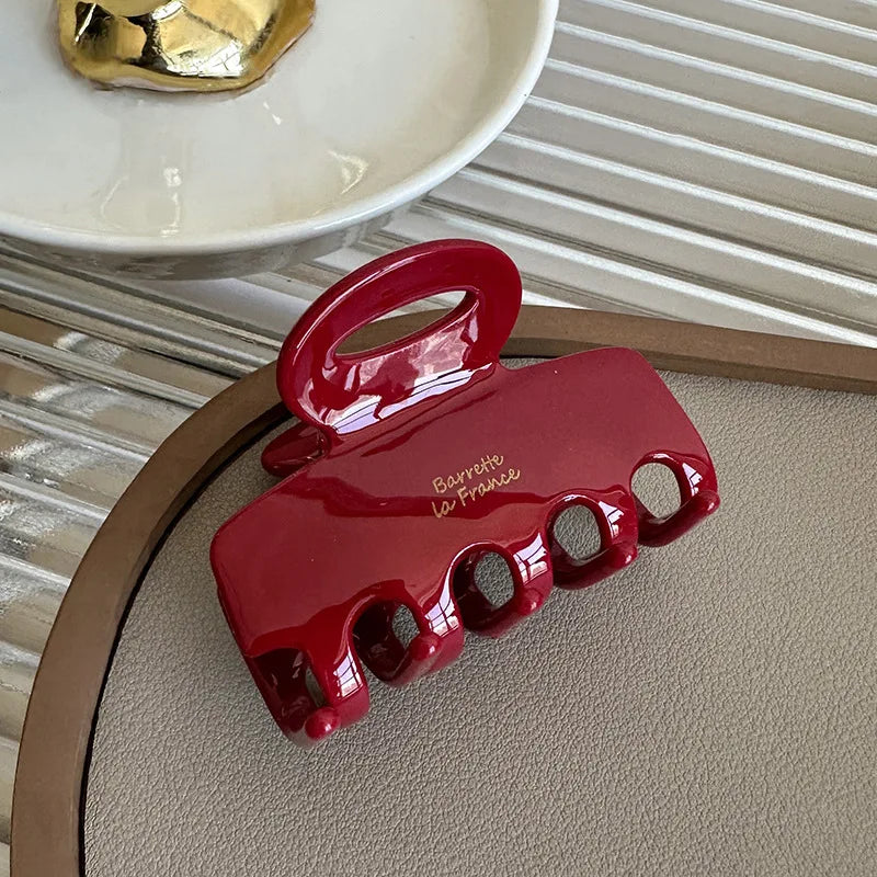 Elegant High grade Acetate Hair Claw For Women Temperament Decorate Lady Vintage Hair Clip Fashion Hair Accessories - 3