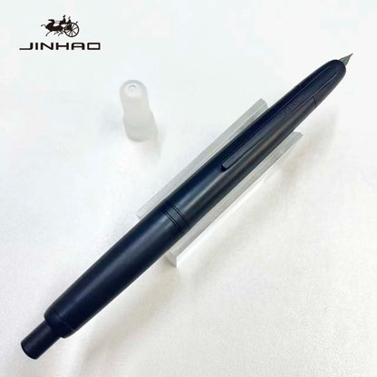 Jinhao 20 Press Retractable Fountain Pen EF/F Nib with Converter Resin Writing Gift Pen