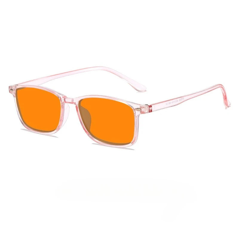 Blue Light Blocking Glasses for Watch Mobile Phones Play Computer Competitive Games Women's Style Orange or Red Lenses Goggle