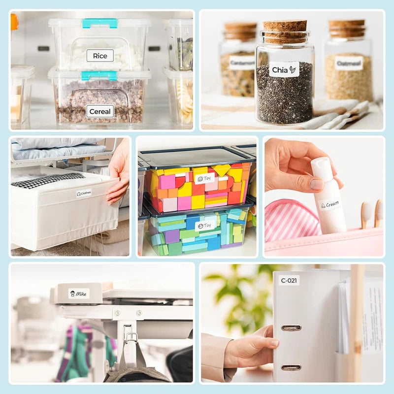 Marklife P15 Label Stickers Thermal Label Tape Paper For Mini Thermal Printer Self-adhesive Paper Roll For D30 P12 Q30 Printe