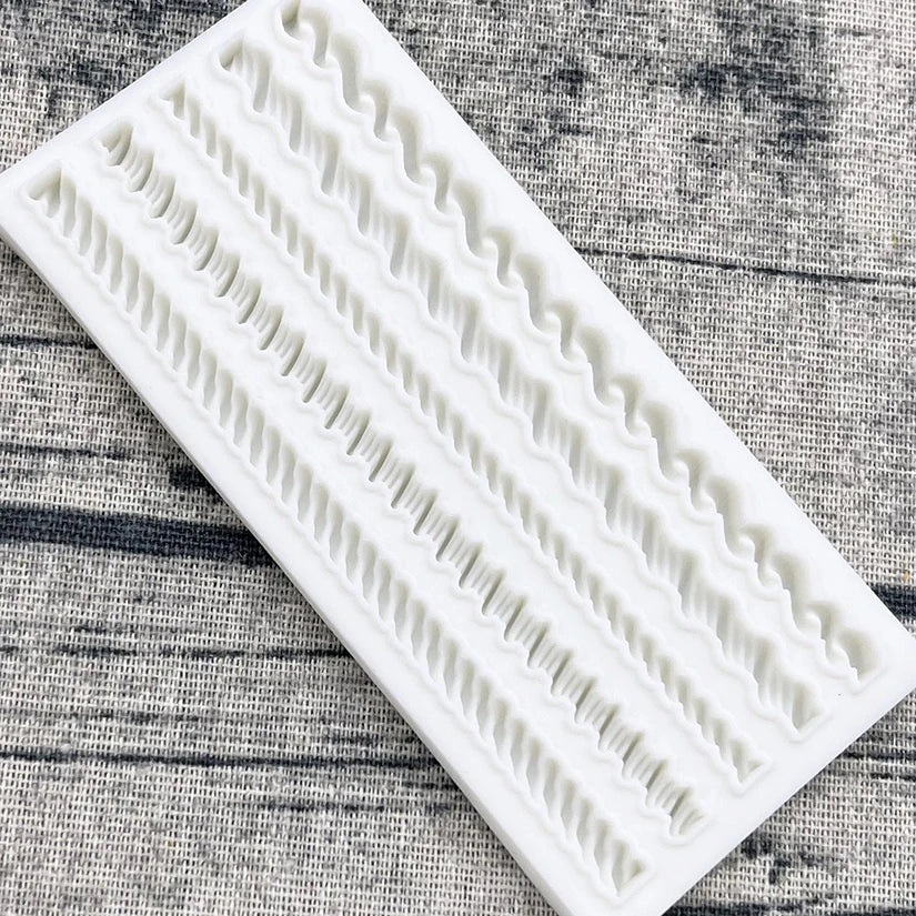 Five Ropes Silicone Sugarcraft Mold Resin Tools Cupcake Baking Mould Fondant Cake Decorating Tools