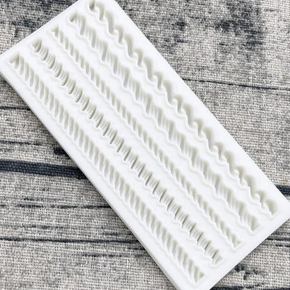 Five Ropes Silicone Sugarcraft Mold Resin Tools Cupcake Baking Mould Fondant Cake Decorating Tools