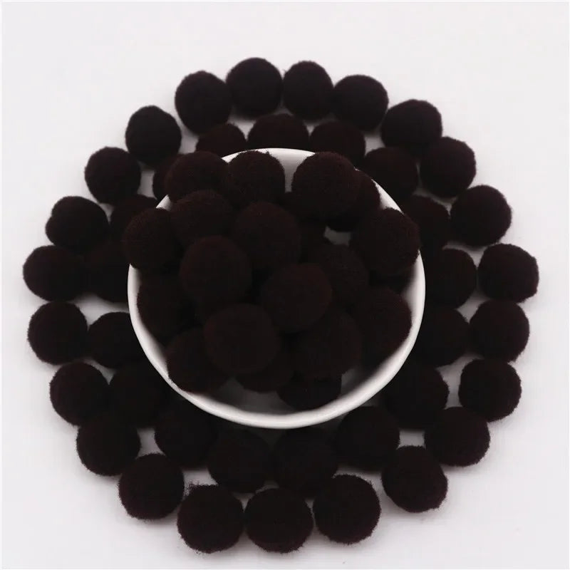 Pompon Balls 8mm 10mm 15mm 20mm 25mm 30mm Fluffy Pompoms Crafts Pompom Diy Handmade Kids Toy Wedding Decoration Craft Supplie