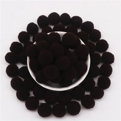 Pompon Balls 8mm 10mm 15mm 20mm 25mm 30mm Fluffy Pompoms Crafts Pompom Diy Handmade Kids Toy Wedding Decoration Craft Supplie