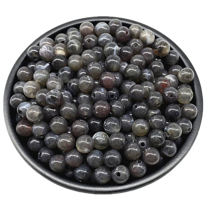 6 8 10mm Acrylic Round Beads for Jewelry Makeing Bracelet Necklace DIY Accessory - 28 / 6mm 100pcs