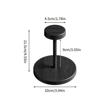Walnut Colored Wooden Disposable Paper Cup Holder, Suitable for Household Coffee Corners, Kitchens, and Small Bar Counters