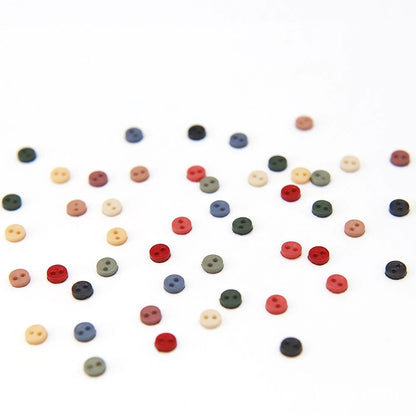 4mm Cartoon Mini Buttons Round Tiny Button For DIY Crafts Doll Shoes Clothing Decor Garment Sewing Scrapbooking Card Making