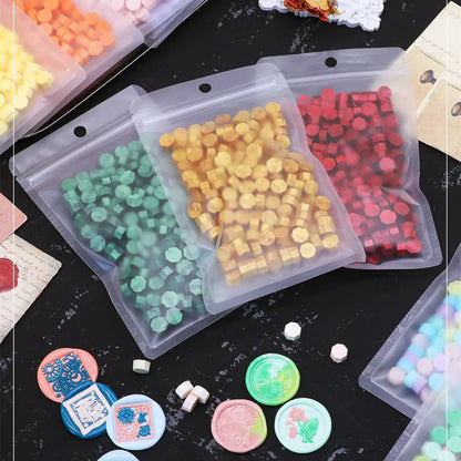 200pcs Octagon Sealing Wax Beads for Wax Seal Stamp for Scrapbooking Cards Envelopes Wedding Invitations Gift Packaging