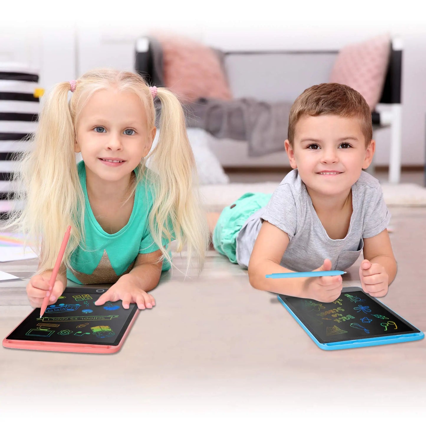 LCD Writing Tablet, Electronic Doodle Pad, 8.5 Inch Colorful Drawing Board for Kids, Eye Protection, Toys for children