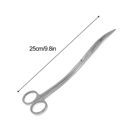 Stainless Steel Fish Tank Plants Tools Aquarium Cleaning Tools Scissors Tweezers Wave Scissors Pet Aquarium Supplies Accessor