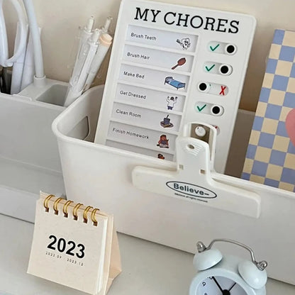 1PCS Bview Art 10 Blank Sheets of Paper to do List Board Memo List Board for Adults and Children for Planning Reminders