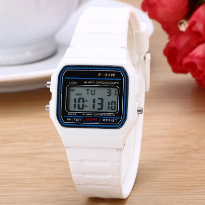 Sports Rose Gold Children Watches for Women Electronic Digital Display Retro Style Alarm Clock Men's Relogio Masculin Reloj -