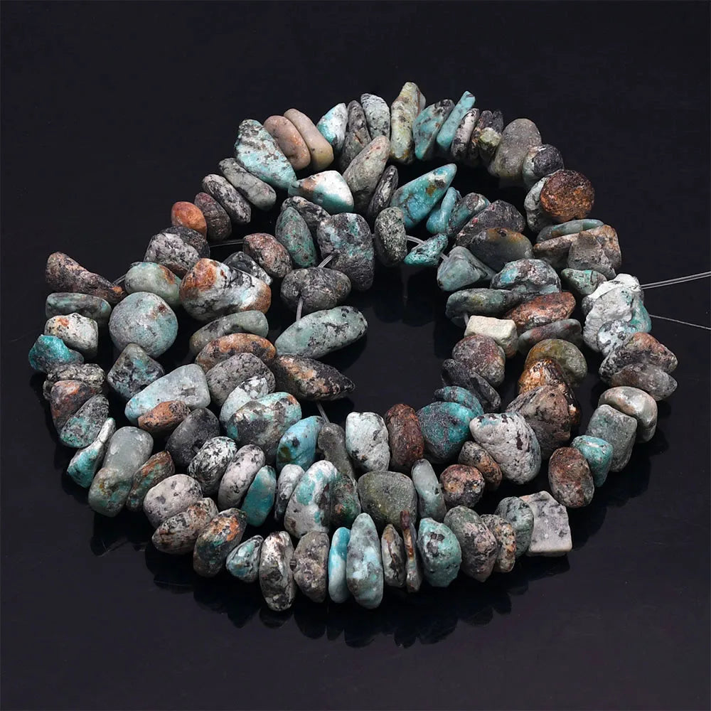 16 inch Natural Stone Beads Chips Beads 5-8mm Irregular Crystal Agate Gravel Beads Diy Bracelet For Jewelly HK058 - African T