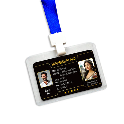 Custom 1 PCS Fan Club Membership Card PVC Plastic VIP Loyalty Card for Influencers Supporters