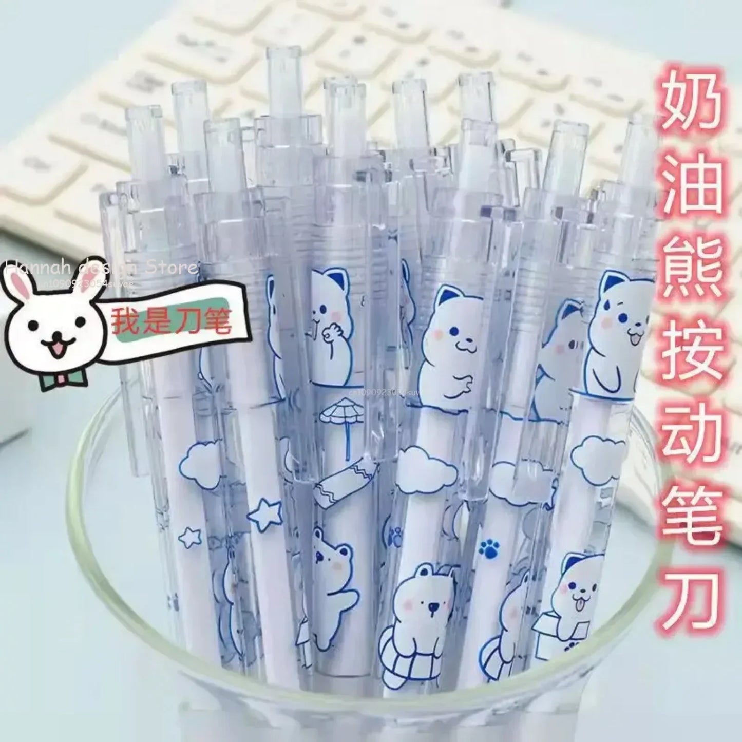 Cartoon Bubble Pen Cutter Scrapbooking Sticker Tool Craft Art Papier Tape School Office Supply Mini Box Cutter