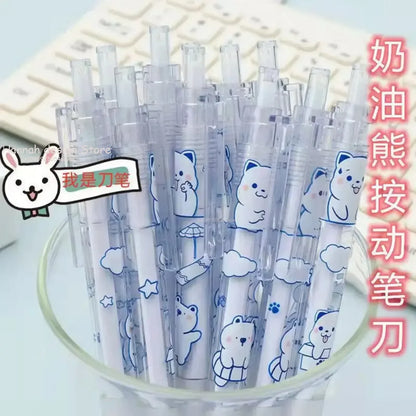 Cartoon Bubble Pen Cutter Scrapbooking Sticker Tool Craft Art Papier Tape School Office Supply Mini Box Cutter