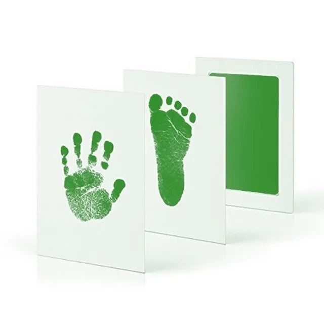 Newborn Baby DIY Hand And Footprint Kit Ink Pads Photo Frame Handprint Toddlers Souvenir Accessories Safe Clean Baby Shower G