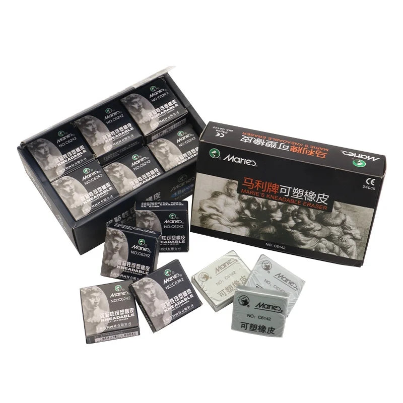 1/3/5pcs Plasticine Eraser ForSketching andDrawing Art Highlight Student SoftEraser Painting Design Sketch Plasticine Station