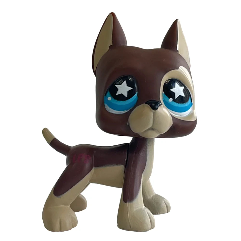 Rare Pet Shop LPS Toy Stands Short Hair Cat Original Kitten Husky Puppy Dog Fox Cute Animal Old Bobble Head Toy