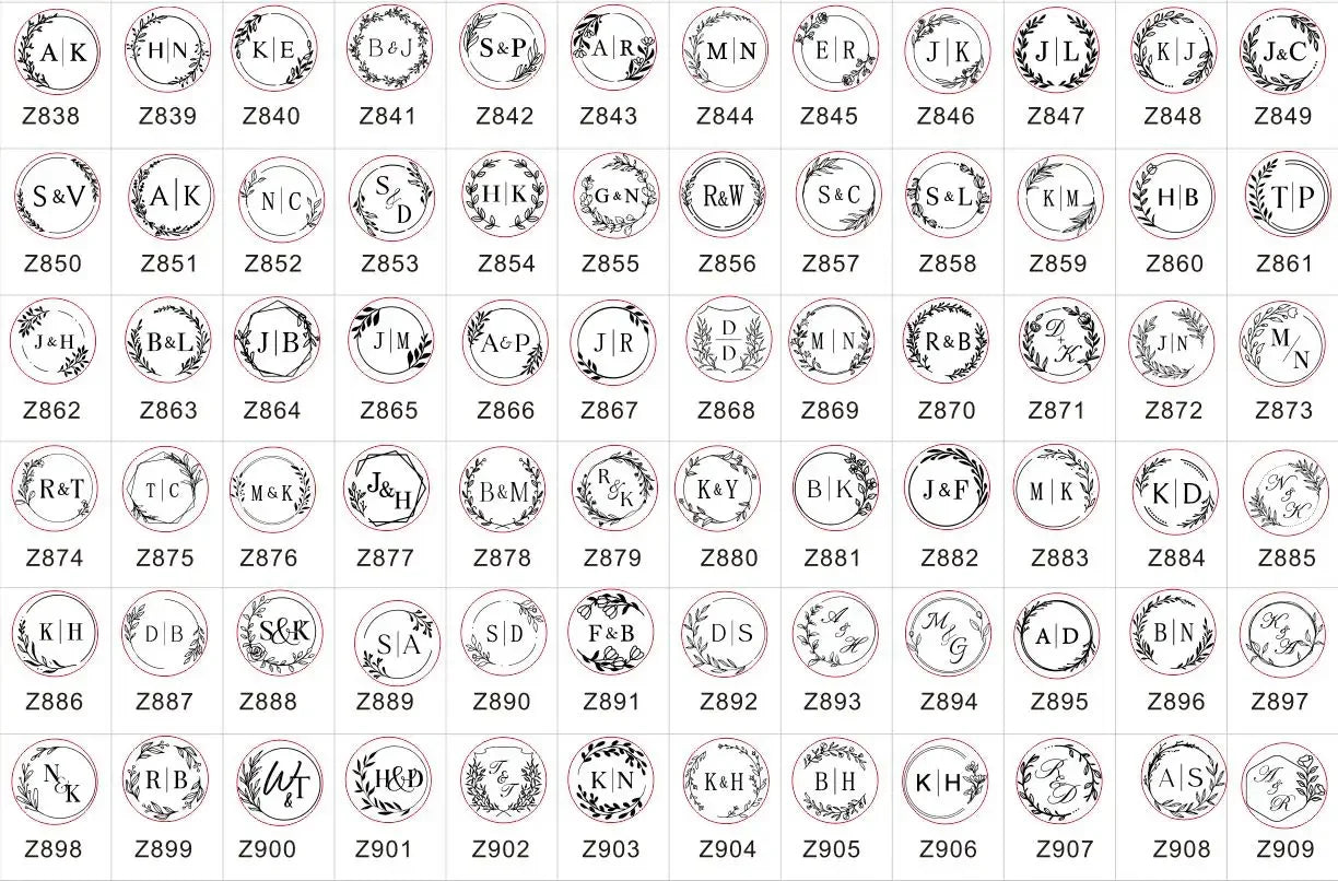 Customize Embossing Stamp Wedding Monogram Embosser Stamp,Personalized 2 initials Embosser Stamp,Wedding gift,hand held embos