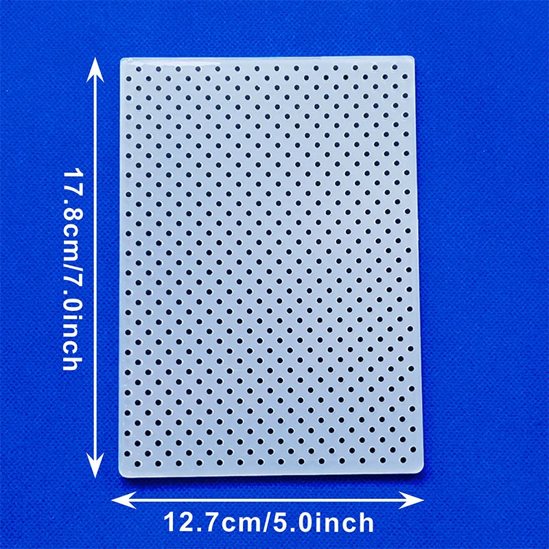 Dot array decorative floral background template, embossed craft paper folder, DIY scrapbook, texture card making, photo album