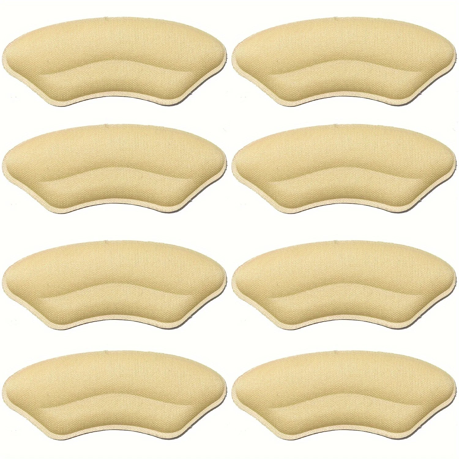 8-Pack Heel Pads for Too Big Shoes Self-Adhesive Heel Protectors Heel Inserts Improve Shoe Fit And Comfort Prevent Heel Slipp