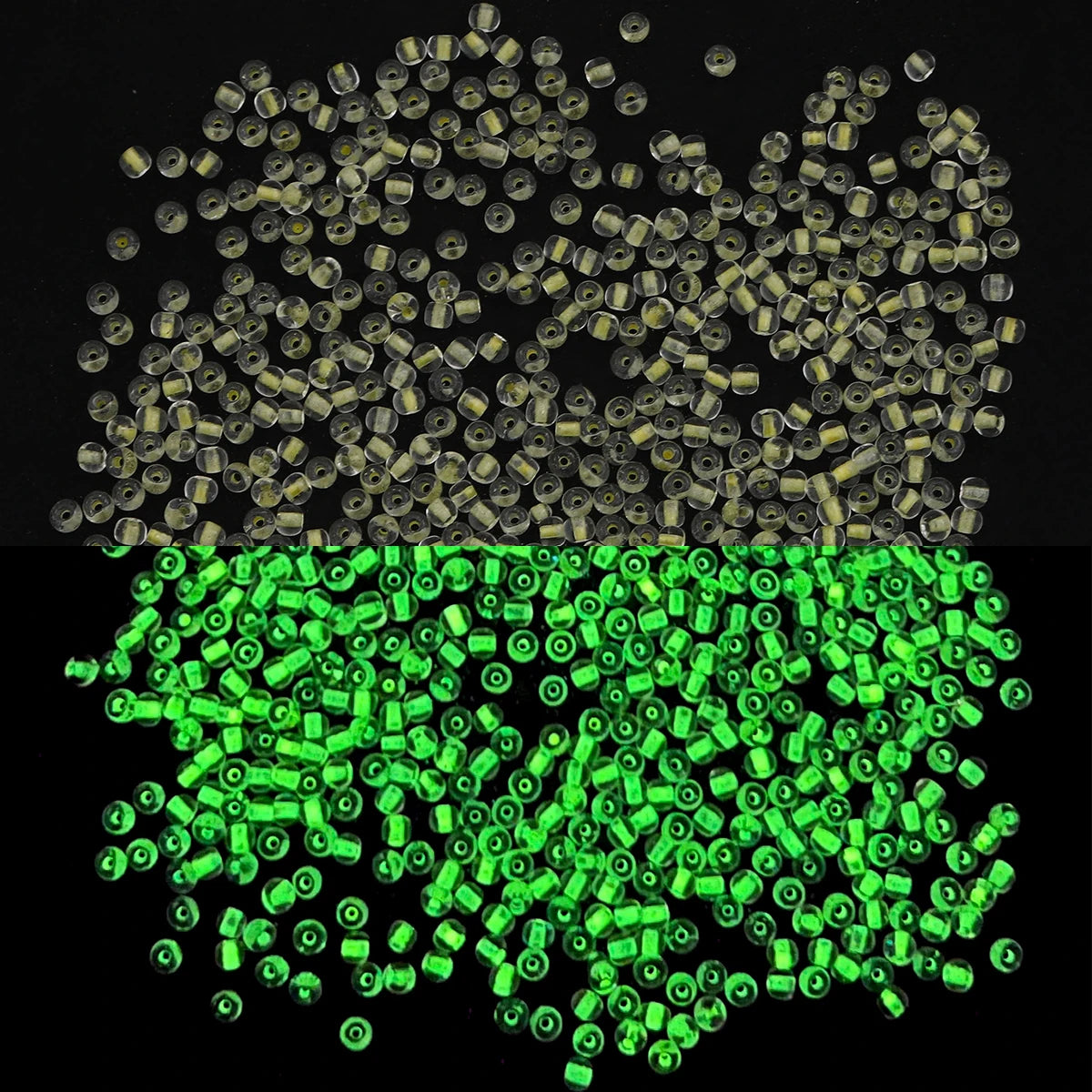 2/3/4mm Glass Luminous Beads (Glow-in-The-Night Seed Beads) - DIY Jewelry Making(Necklace/Bracelet)Handmade Accessories 11g/B
