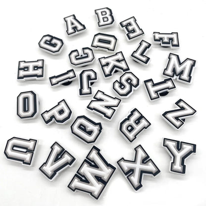 1 Piece Shoe Charms Accessories Pvc Shoe Decorations Letter 26 Options To Choose From Alphabet Ornament Pins Party Gift