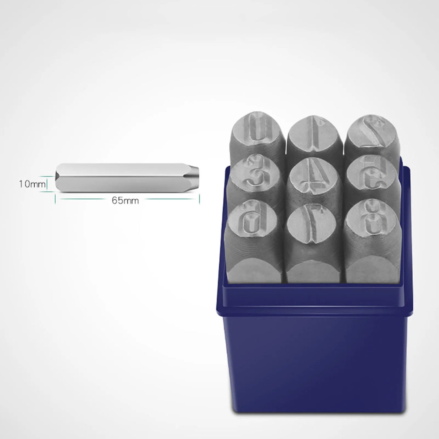 Steel Die Metal Stamping Kit 3/4/5/6/8mm Number Letter Alphabet Punch Tools DIY Jewelry Gold Silver Metal Leather LOGO Stamp 
