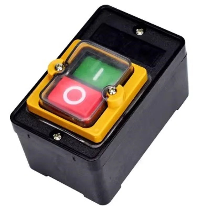 Waterproof Push Button Switch ON/OFF Mechanical Equipment Control Button for Durable Use - 1PCS