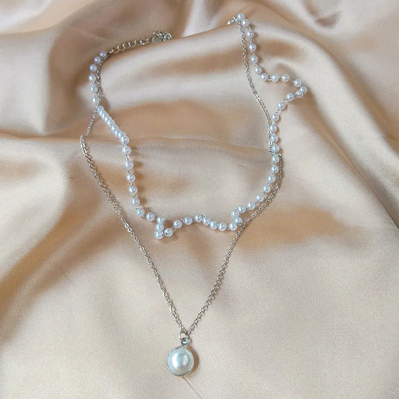 Vintage Necklace on Neck Gold Color Chain Women's Jewelry Layered Accessories for Girls Aesthetic Gifts Fashion Pendant 2025