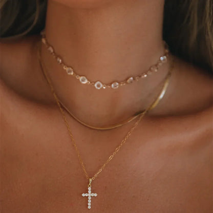 Vintage Punk Gold-plate Thick Chain Head Portrait Coin Pendant Necklace For Women Fashion Multilevel Geometric Hip Hop Jewelr