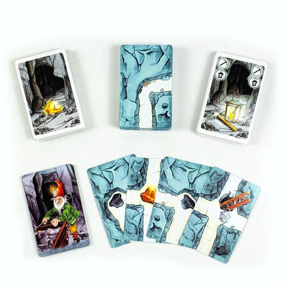 Board Game Cards Table Games English Version Card Games Dwarf Gold Mine Digging Miner Card Game Halloween and Christmas Games