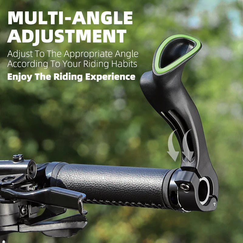 WEST BIKING MTB Bicycle Bar Ends 1 Pair Mountain Handle Bike Handlebar Noctilucence Carbon Handle Bar Grips Cycling Accessori