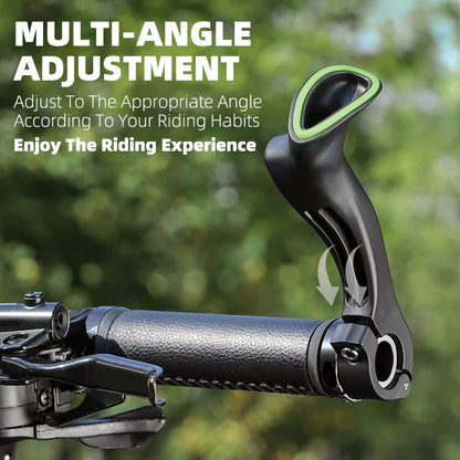 WEST BIKING MTB Bicycle Bar Ends 1 Pair Mountain Handle Bike Handlebar Noctilucence Carbon Handle Bar Grips Cycling Accessori