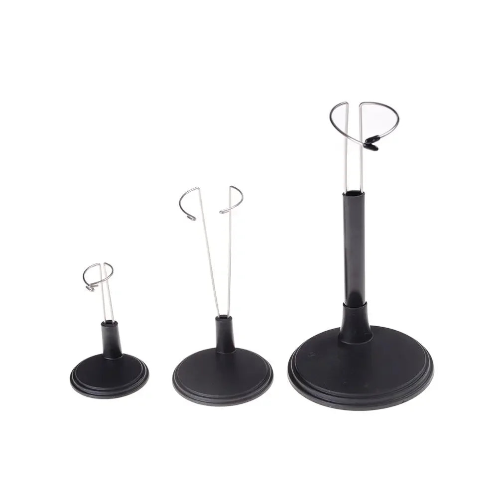 Doll Bracket White Black 15/20/25/35/45CM Adjustable Metal Stand Holder Toy Store Display Support Accessories Toy Store Displ